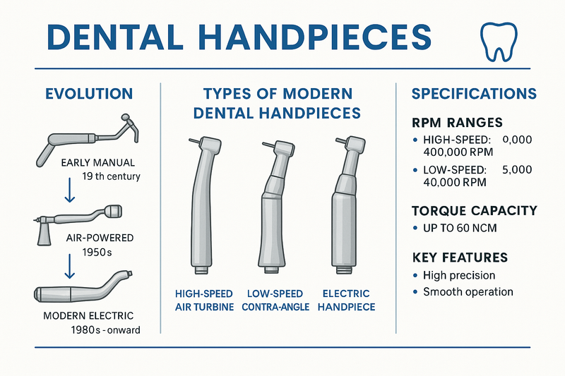 A Complete Overview of Dental Handpieces: Types, Evolution, and Clinical Importance