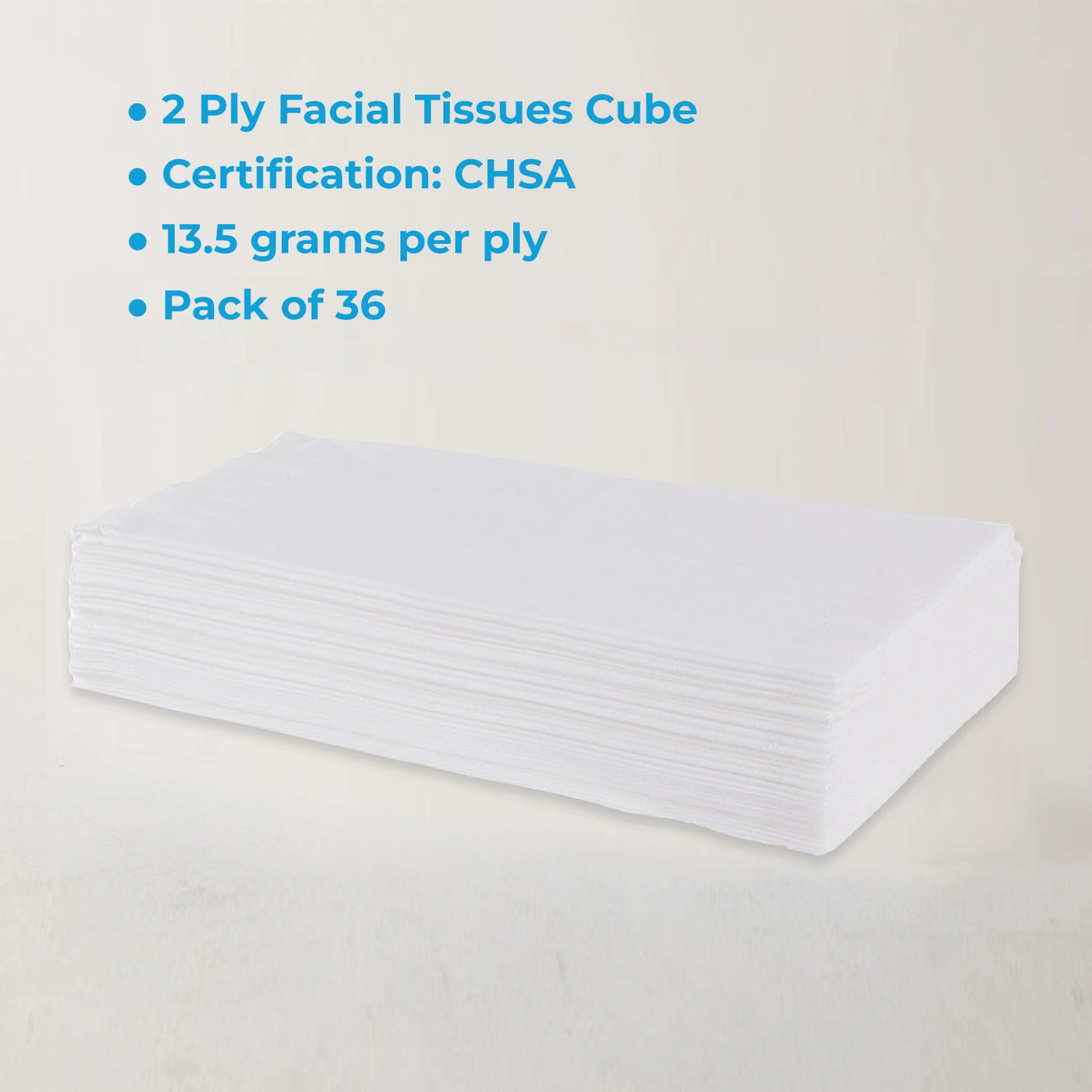Facial Tissues 2 Ply 100 Sheets (Pack of 36)