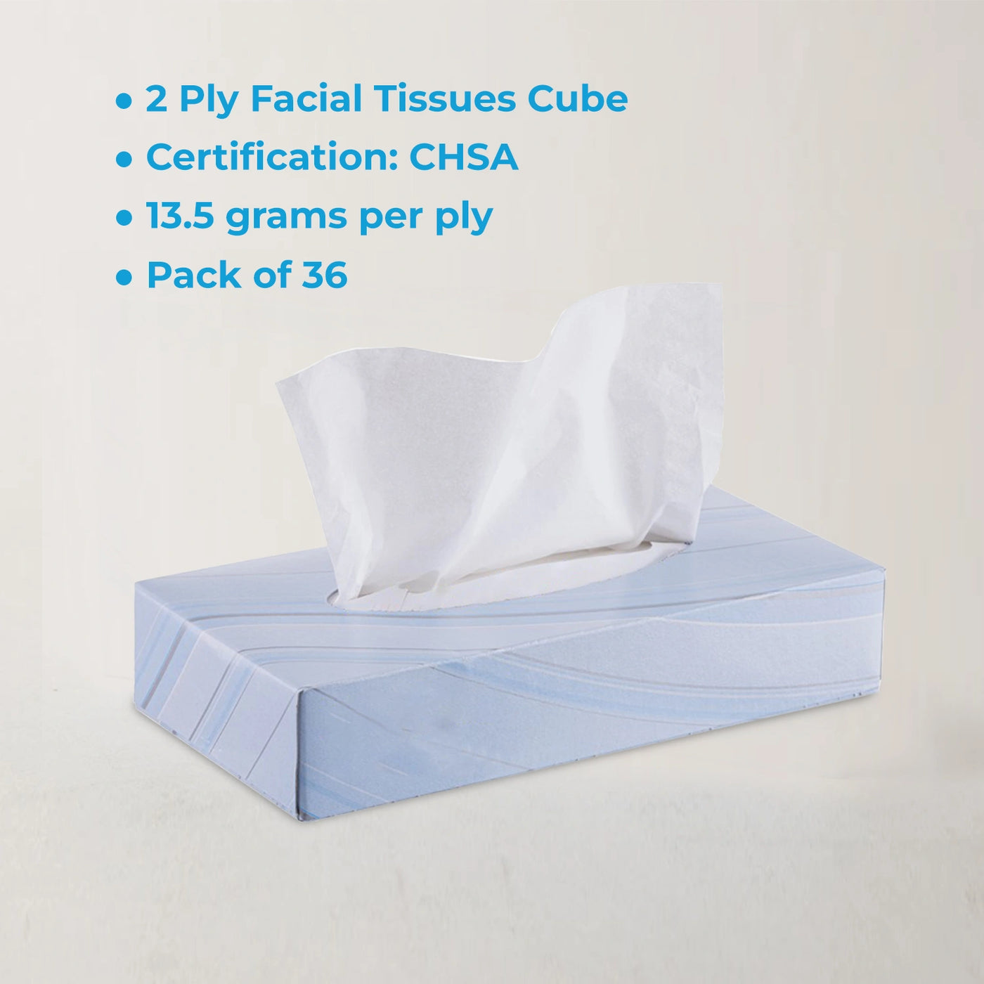Facial Tissues 2 Ply 100 Sheets (Pack of 36)