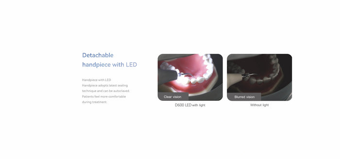 DTE D600 LED - Ultrasonic Portable Scaler Unit