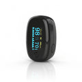 Black Fingertip Pulse Oximeter for all Age Groups