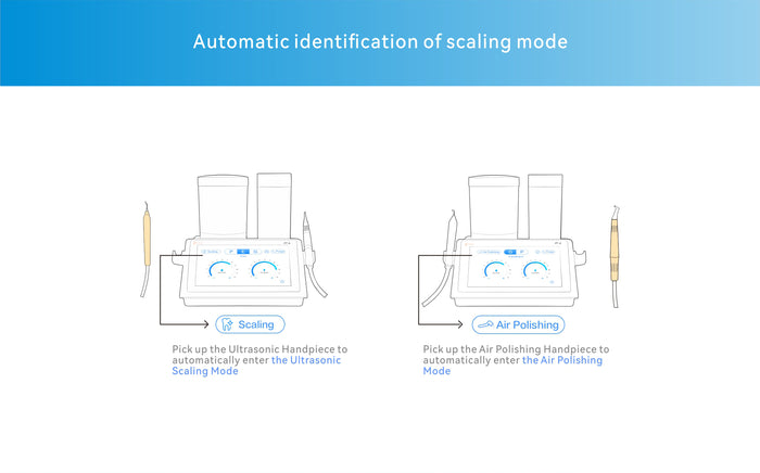 Woodpecker PT-A Ultrasonic Scaler and Air Polisher and Cart