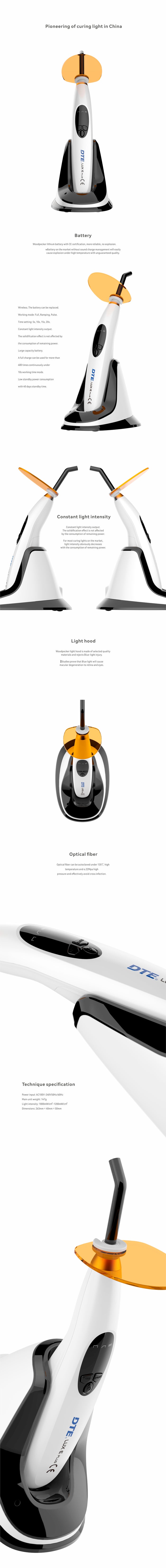 Curing Light Woodpecker DTE LUX E Plus