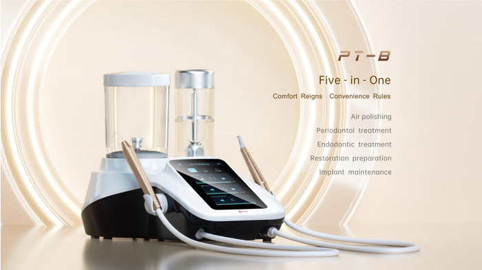 Woodpecker PT-B Air Polisher and Ultrasonic Dental Scaler and Cart