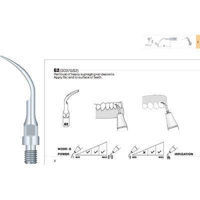 Woodpecker Sirona Compatible Scaler Tips GS1 (14618905837943)