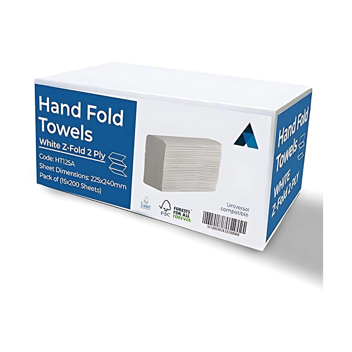Z-Fold Paper Hand Towel 2 Ply | 3000 Sheets