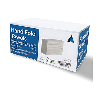 Z-Fold Paper Hand Towel 2 Ply | 3000 Sheets