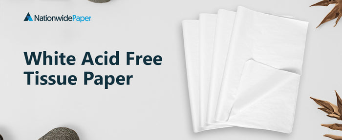 450x700mm White Acid-Free Wrapping Tissue Sheet