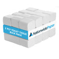 2 Ply Toilet Tissues Bulk Pack/Toilet Flats 36 x 250 | 9000 Sheet