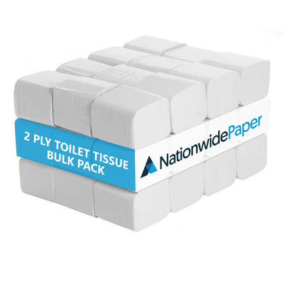 2 Ply Toilet Tissues Bulk Pack/Toilet Flats 36 x 250 | 9000 Sheet