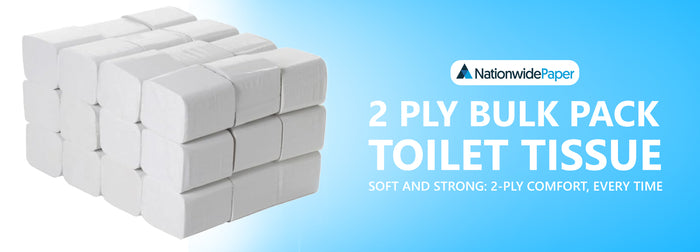 2 Ply Toilet Tissues Bulk Pack/Toilet Flats 36 x 250 | 9000 Sheet