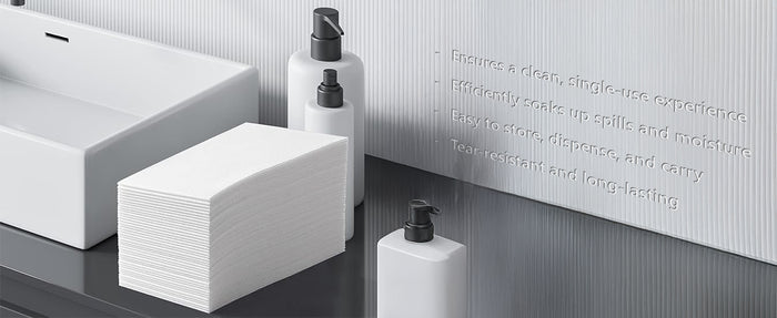 Premium White 2-Ply Disposable Napkins