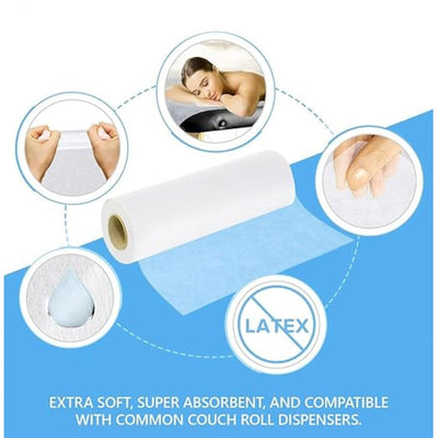 White Couch Roll 2 Ply Pure Cellulose | Pack of 9 and 12