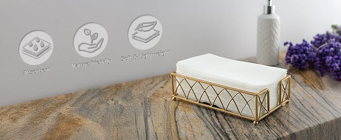 Premium White 2-Ply Disposable Napkins