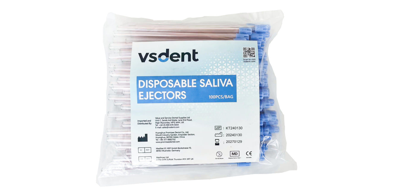 Disposable Saliva Ejectors (Pack of 100) (9339354415414)