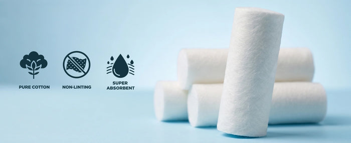 Dental Cotton Rolls (10x38mm) 600 Pcs per bag