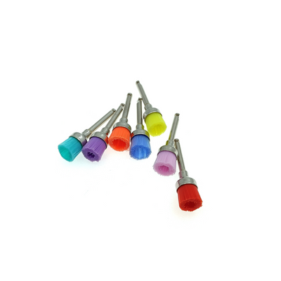 Multicolor Nylon Brush Pack - 100 Count, Durable Metal Handle (9316843061558)