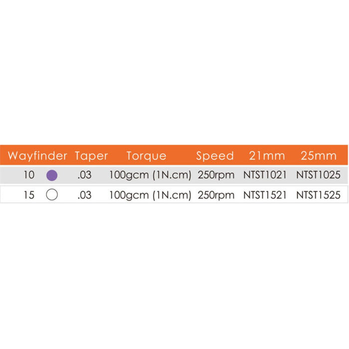 Rotary Wayfinder Path File, 10#, 15#, 25 mm, 6pcs/pack