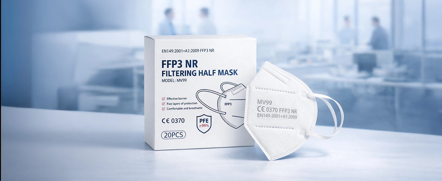 FFP3 Face Masks, Disposable Respirator Masks