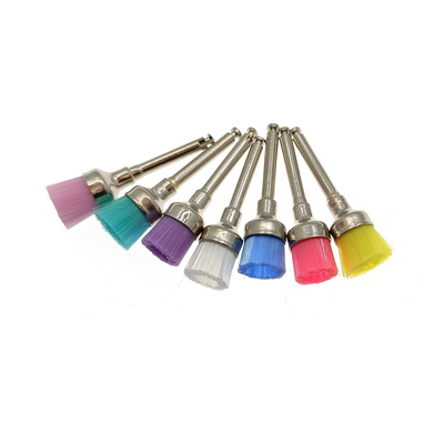 Multicolor Nylon Brush Pack - 100 Count, Durable Metal Handle (9316843061558)