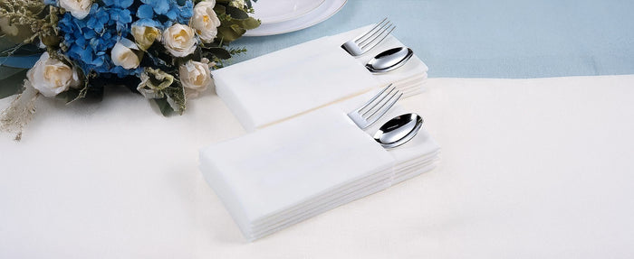 Premium White 2-Ply Disposable Napkins