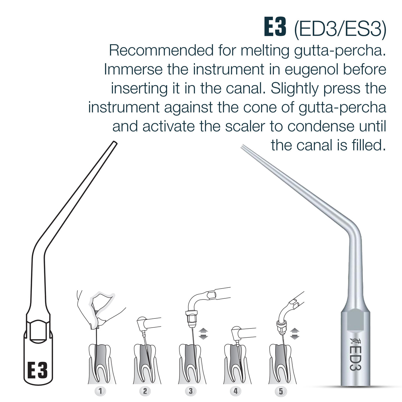 🎁 Endo Scaler Tips DTE Compatible (ED) (100% off) | ED3 | VSDent