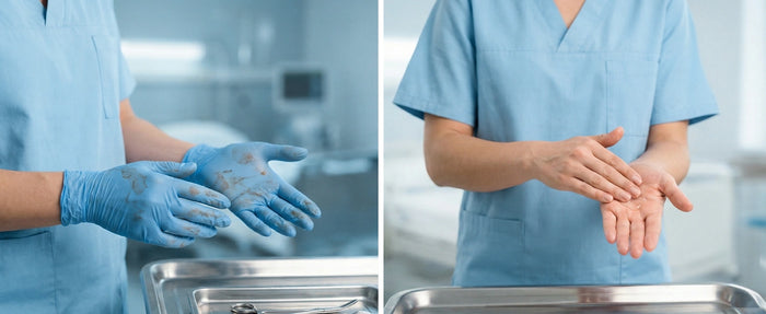 Blue Nitrile Gloves Case (1 case = 10 boxes)