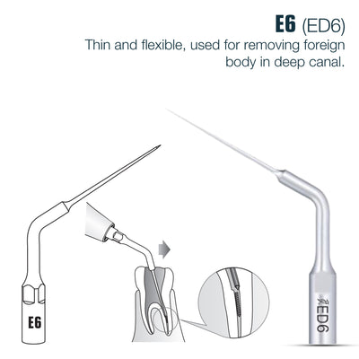 🎁 Endo Scaler Tips DTE Compatible (ED) (100% off) | ED6 | VSDent