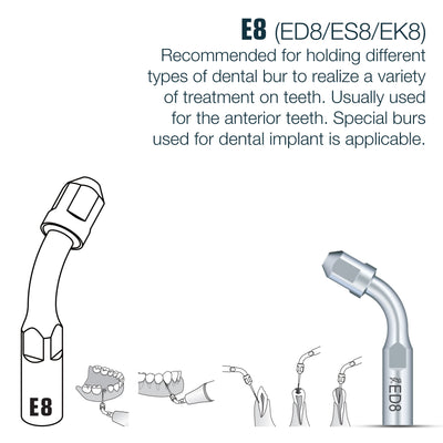 🎁 Endo Scaler Tips DTE Compatible (ED) (100% off) | ED8 | VSDent