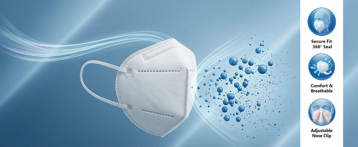 FFP2 Face Masks, Disposable Respirator Masks