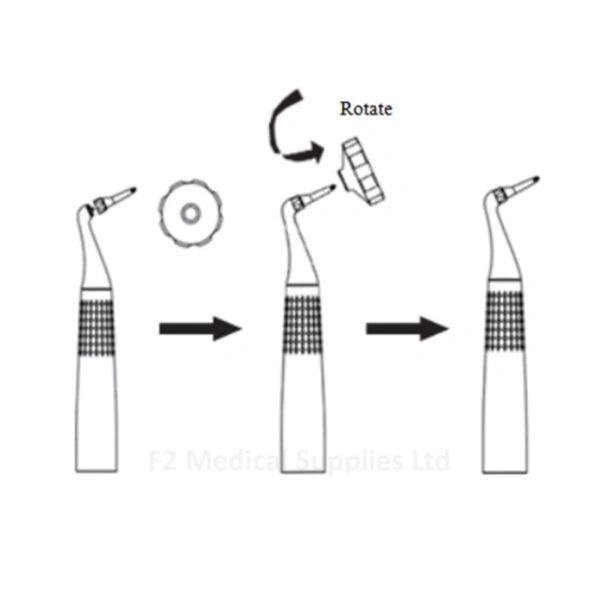 DTE AP-1 Plus Supragingival and AP-2 Plus Subgingival Handpiece for AP-H and AP-H Plus Air Polisher