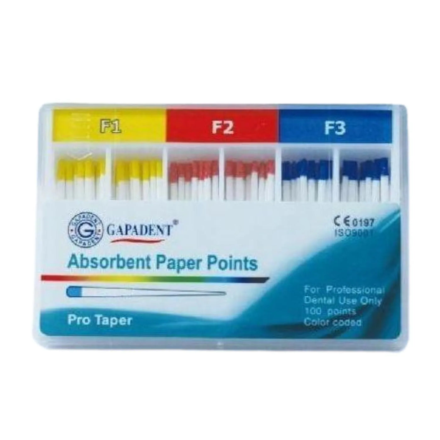 Absorbent Paper Points - F1, F2, F3 Assorted (100 Points) (4119995514979)
