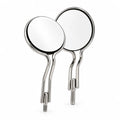 Acteon Size 5 Double-Sided Titanium Mirror Head, Simple Stem