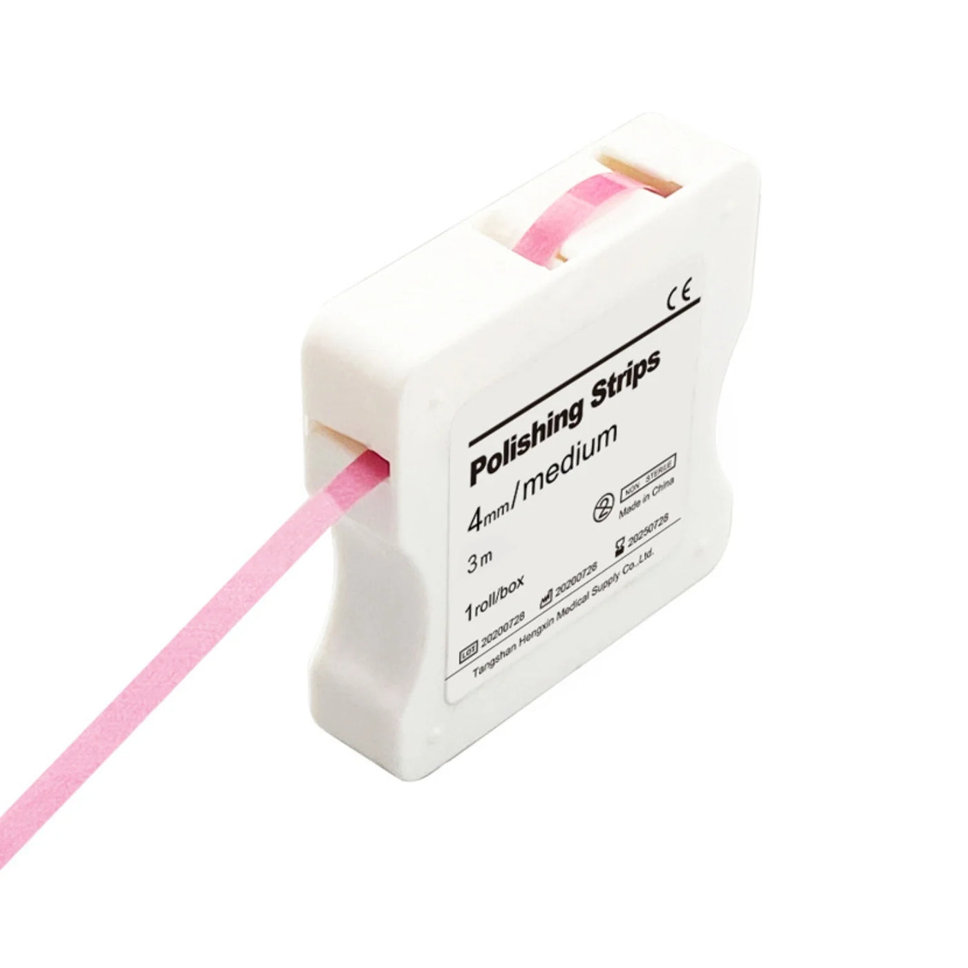 Resin Polishing Dental Strips – Medium, Fine & Extra Fine Grit (6m Reel) | Pink / 4mm | VSDent