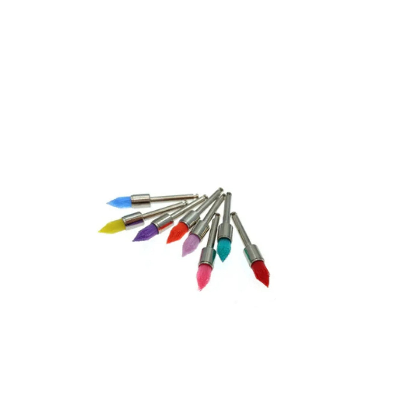 Dental Prophy Multicolour Nylon Brush Pencil-Sharp (Pack of 100) (9372357230902)