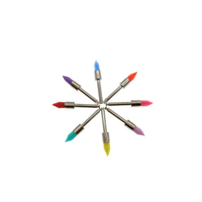 Dental Prophy Multicolour Nylon Brush Pencil-Sharp (Pack of 100) (9372357230902)