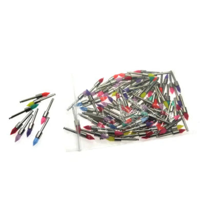 Dental Prophy Multicolour Nylon Brush Pencil-Sharp (Pack of 100) (9372357230902)