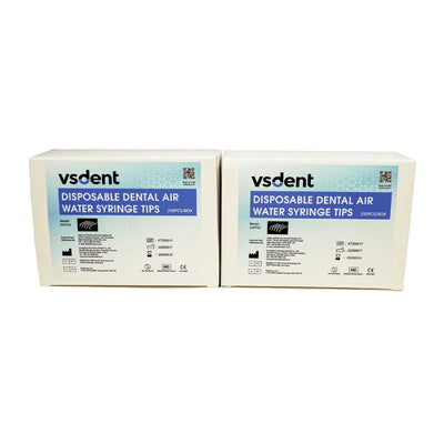 Disposable Air/Water Plastic Syringe Tips 250pcs/box | VSDent