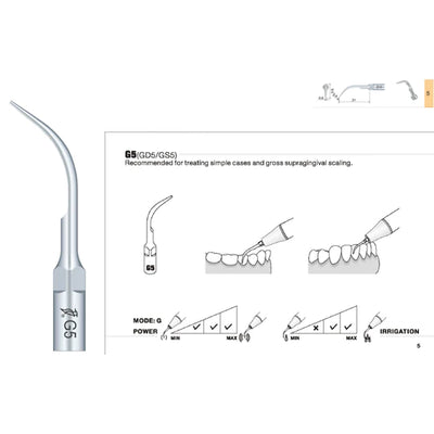 EMS / Woodpecker Compatible Scaler Tips G5