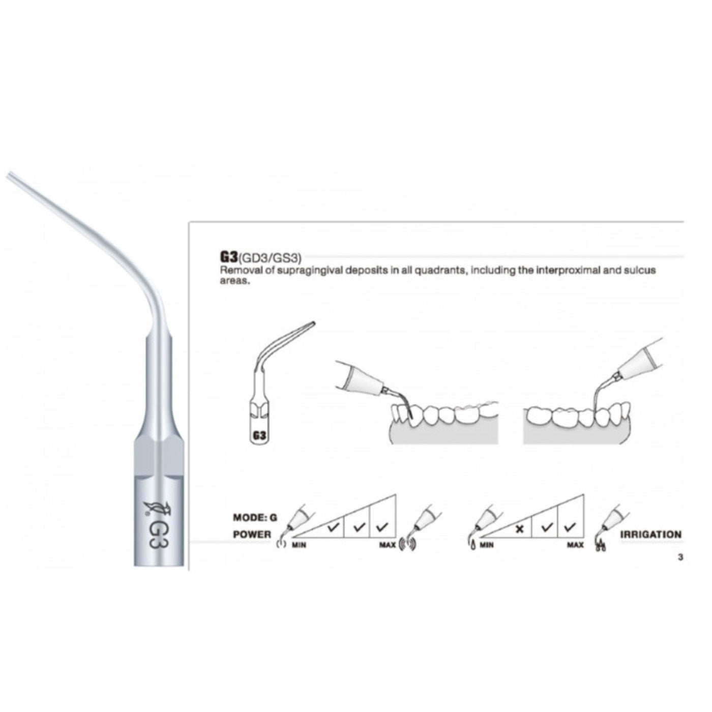 DTE Compatible Scaler Tips GD3 | Default Title | VSDent