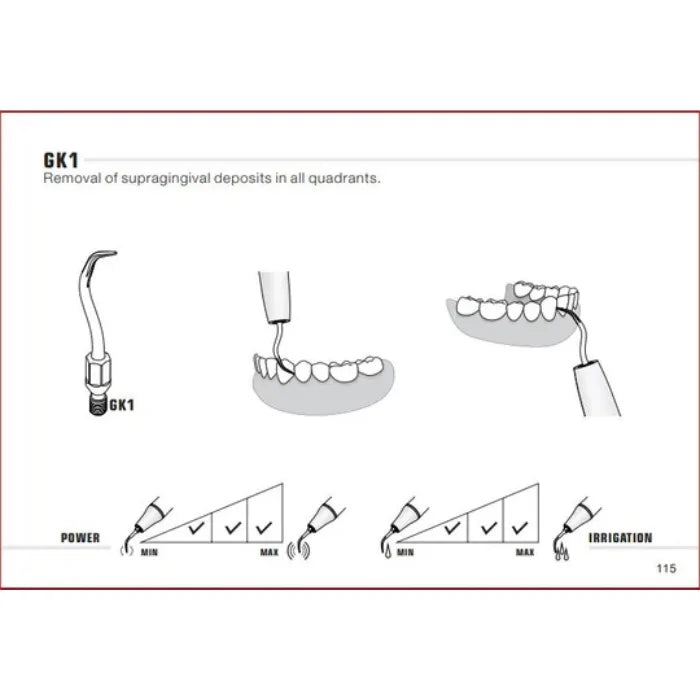 Woodpecker Kavo Compatible Scaler Tips GK1 (14618898497911)