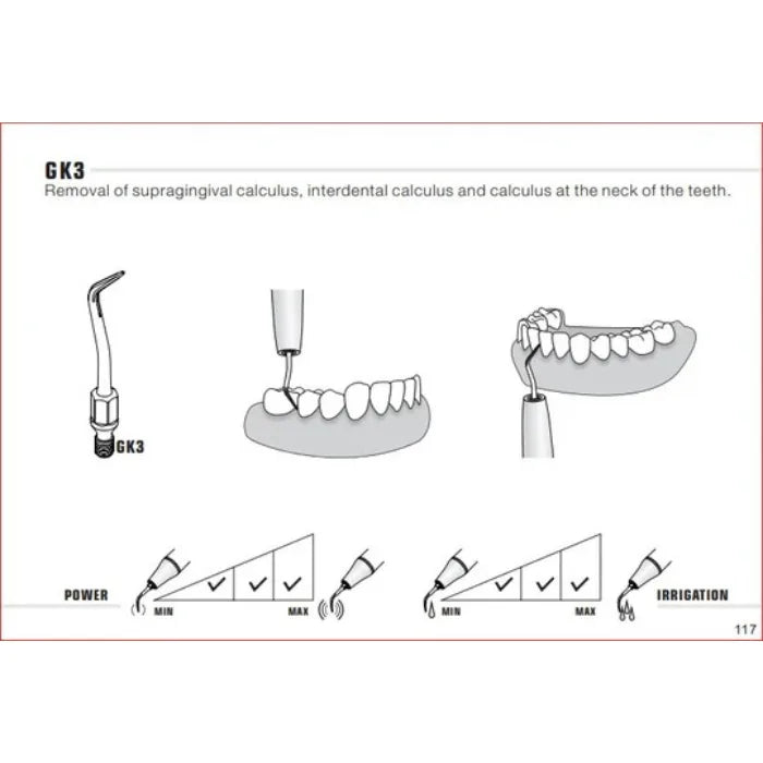 Woodpecker Kavo Compatible Scaler Tips GK3 (14618900824439)