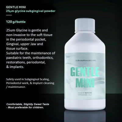 🎁 Woodpecker Air Polishing Powder - Fast, Gentle & Gentle Mini - 65µm to 25µm (100% off) | Glycine - Gentle Mini - 25 µm | VSDent