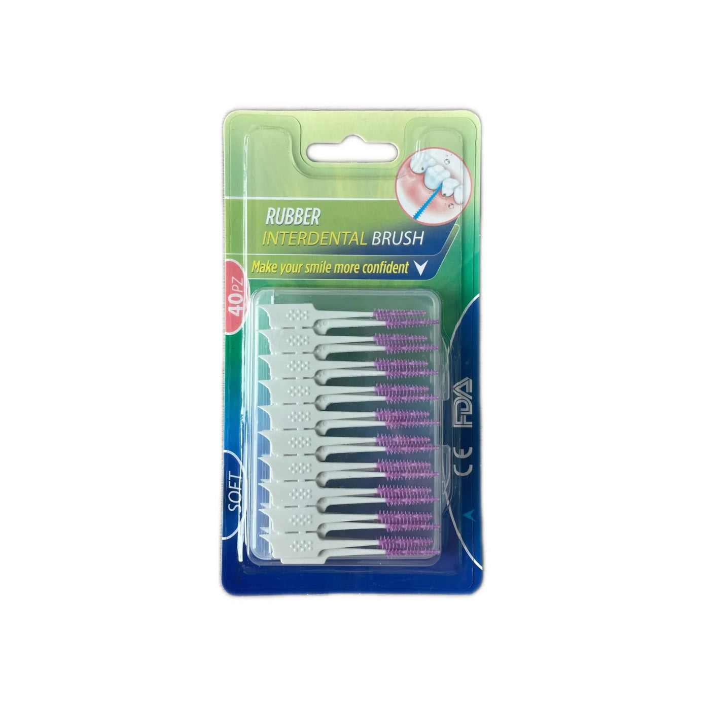 Interdental Soft Rubber Picks Brush (Small, Medium, Large) | VSDent