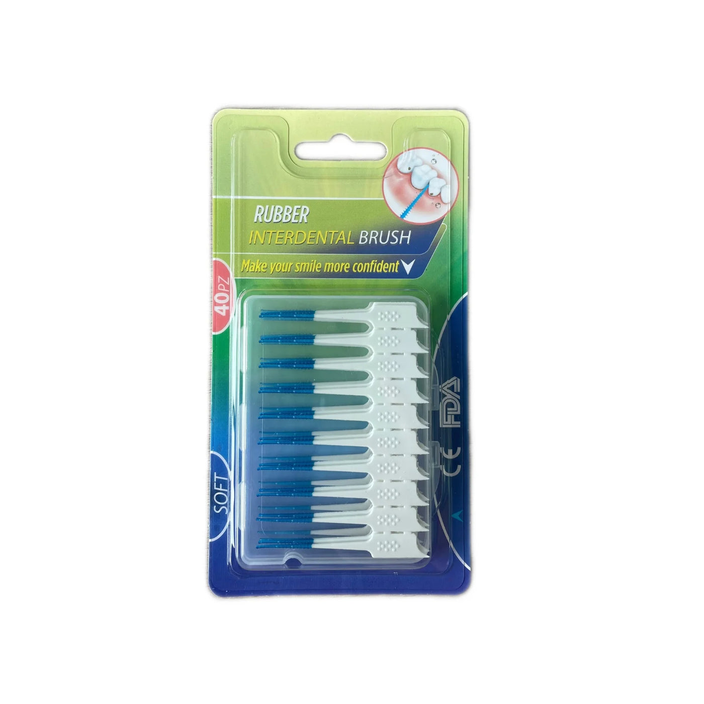 Interdental Soft Rubber Picks Brush (Small, Medium, Large) | VSDent