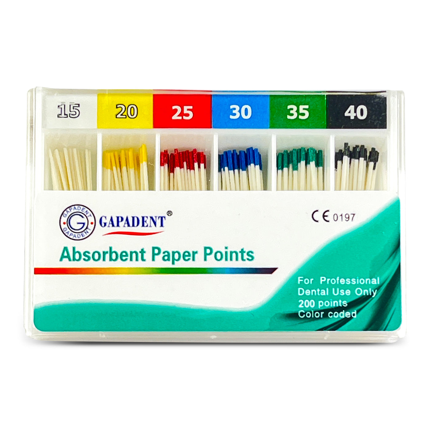 Absorbent Paper Points K Flexi 15 - 40 (200 points) (6580813037667)