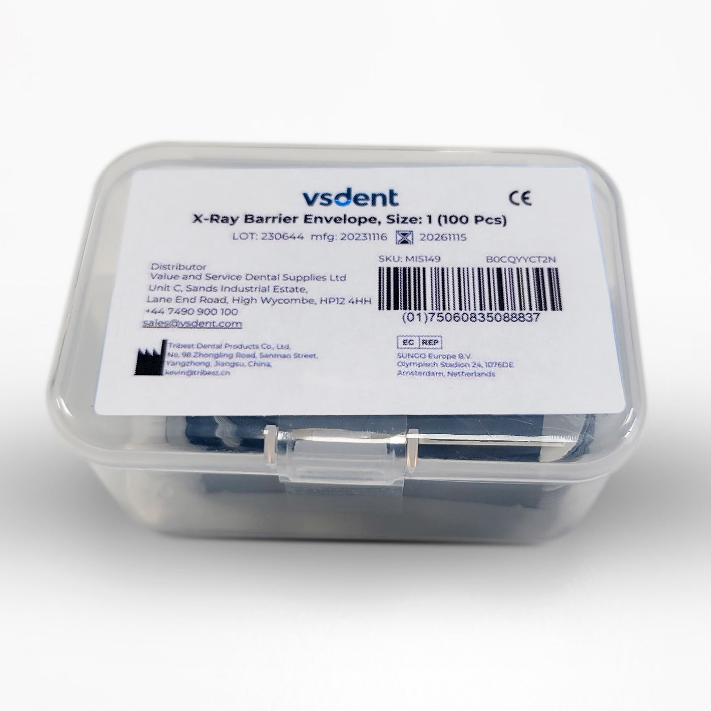 Dental X-Ray Barrier Envelopes (Size: 0, 1, 2) (4119991353443)