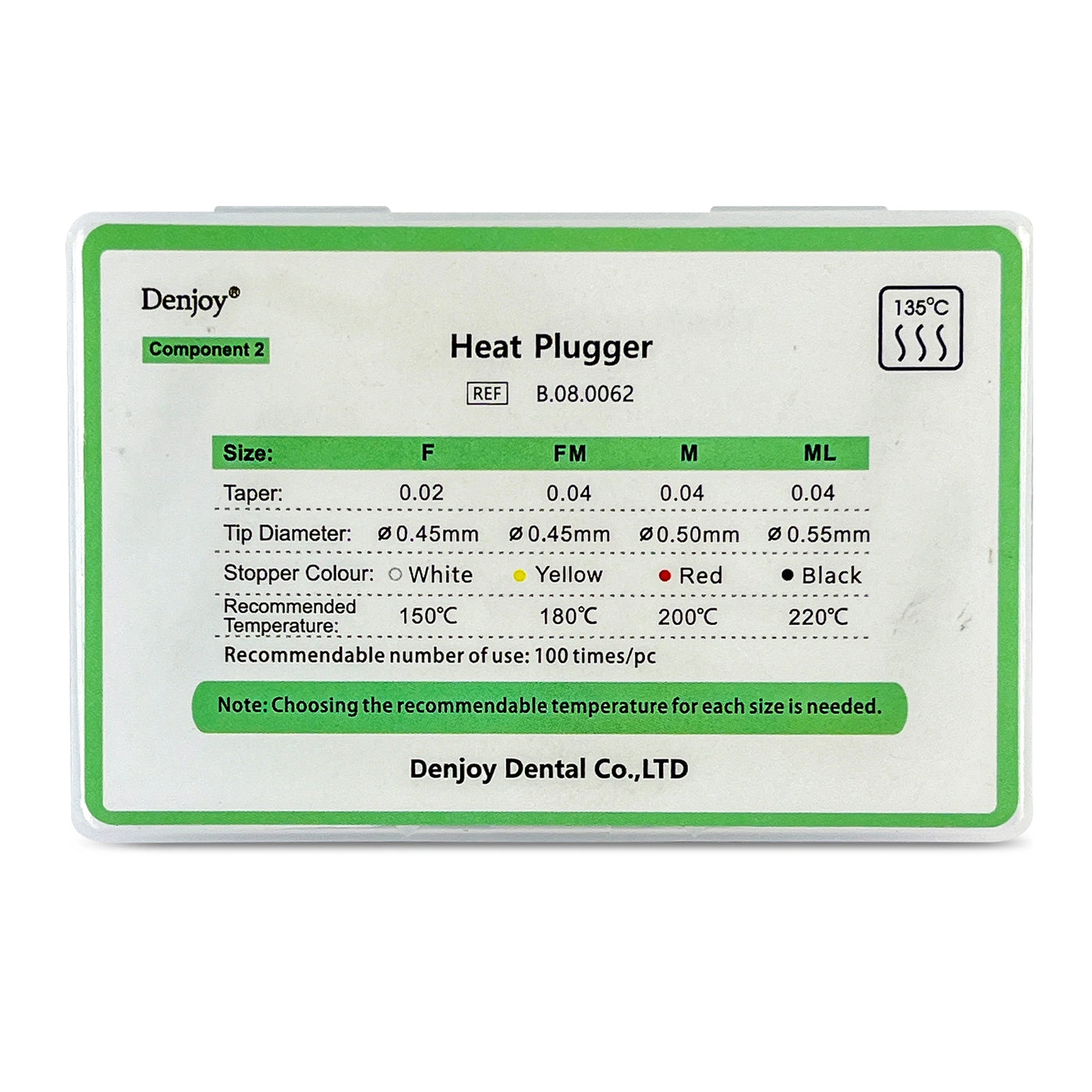 Heated plugger for endo obturation system (Pack of 4)