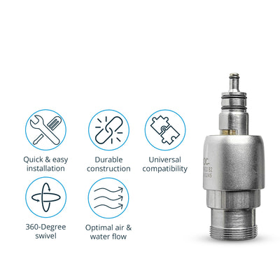 W&H compatible Two Hole Quick Coupling WQD B2 | Default Title | VSDent