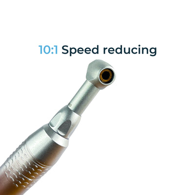Tealth 10:1 Speed Reducing, Endodontic Contra Angle, Push Button Handpiece RE10